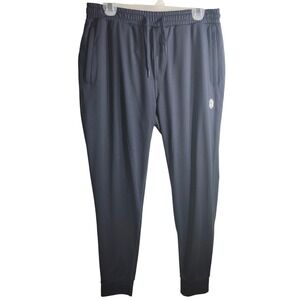 Greatness Wins Mens Jogger Pants Navy Blue‎ Athletic Fit Drawstring Waist Med